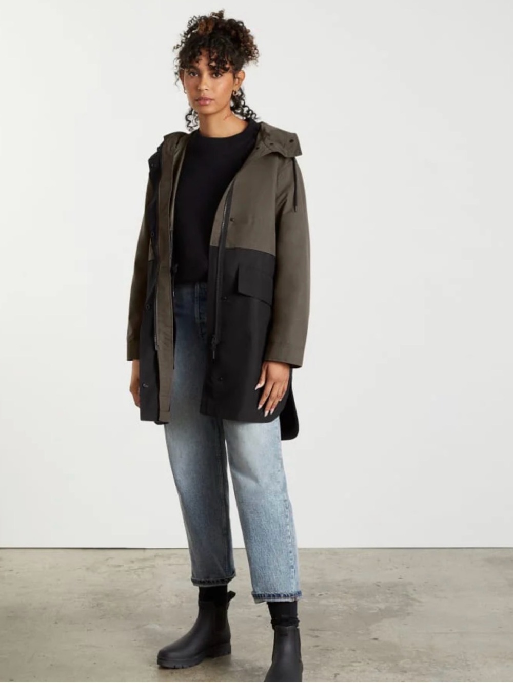Everlane The Renew Two-Toned Anorak jacket - Sold out! Size M